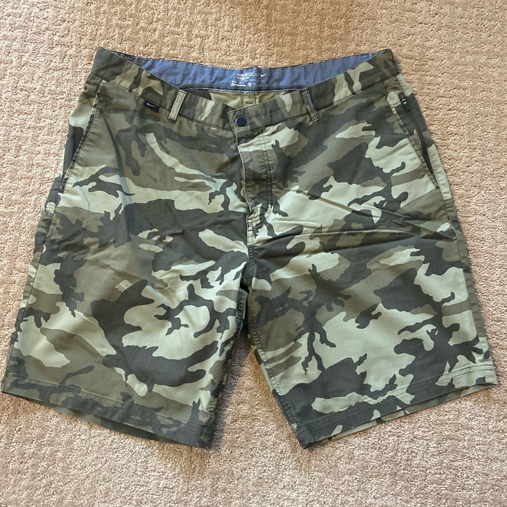 Nike Men's Camo Green Shorts